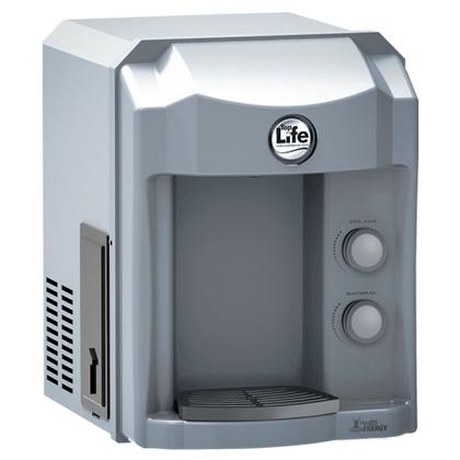 Imagem de Purificador de Água Alcalina Ionizada Gelada Health Energy Prata 220V - Top Life