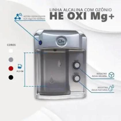 Imagem de Purificador De Água Alcalina Ionizada Ozônio E Magnésio Mg+ Cor Prata 220V