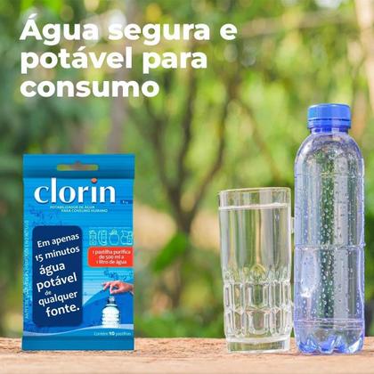 Imagem de Purificador de Água Clorin 1 Com 10 Pastilhas