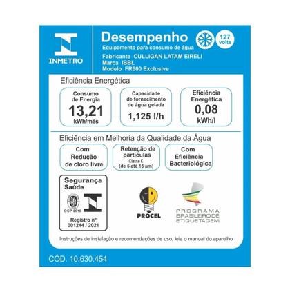 Imagem de Purificador de Água Com Compressor FR600 Exclusive Preto - IBBL