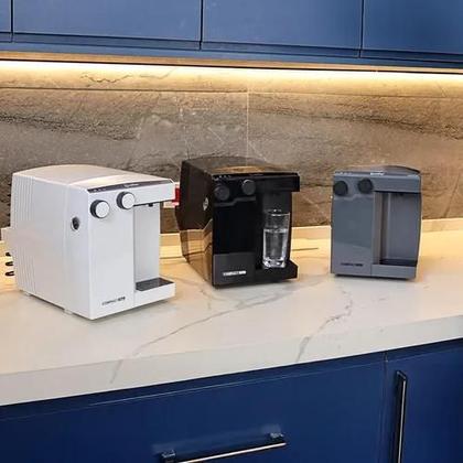 Imagem de Purificador de água Compact Duo Ulfer Branco - Água purificada e Gelada  alcalino e bacteriológico 220V