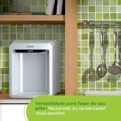 Imagem de Purificador de Água Consul Eletrônico com Refrigeração CPB33AB Branco Bivolt