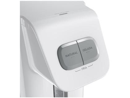 Imagem de Purificador de Água Electrolux de Parede e Mesa Eletrônico Branco Efficient PE15B Água Gelada e Natural