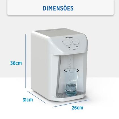 Imagem de Purificador de agua eletrônico refrigerado basic branco bivolt acquabios