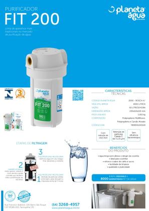 Imagem de Purificador de agua FIT 200 Planeta Agua filtro agua