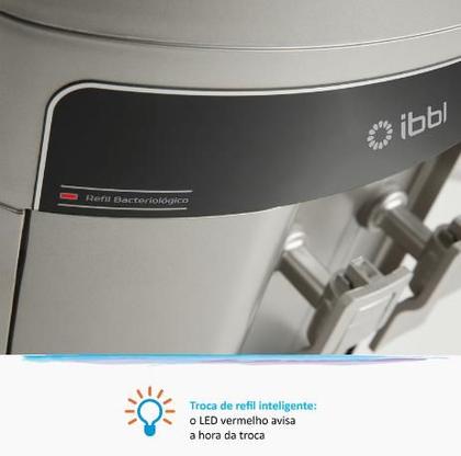Imagem de Purificador de água ibbl Exclusive Prata - Motor compressor