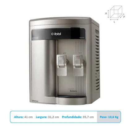 Imagem de Purificador de Água IBBL FR600 Compressor Exclusive Prata 220V