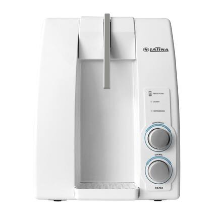 Imagem de Purificador de Água Latina PA733 Branco 2,1L  Natural e Refrigerado, Bivolt, Filtro Bacteriostático e Design Moderno