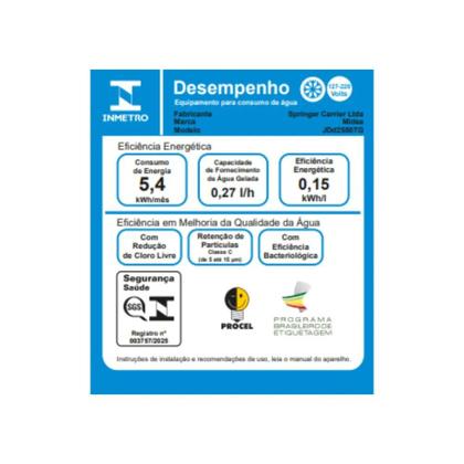 Imagem de Purificador de Água Midea SlimPure Bivolt - JDD2580TG