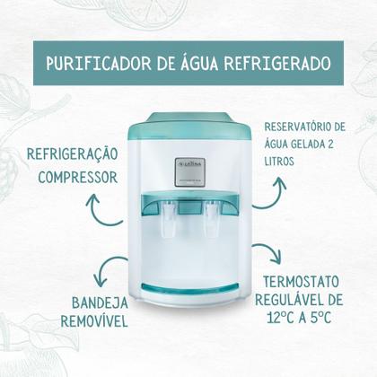 Imagem de Purificador de Água Refrigerado por Compressor Latina Pa355 Verde