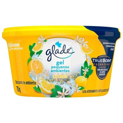 Imagem de Purificador de Ar Glade Gel Citrus 70g Embalagem com 12 Unidades