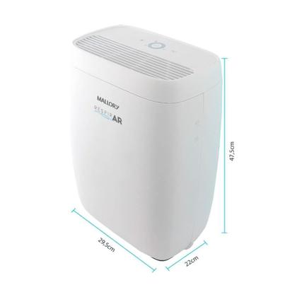 Imagem de Purificador de ar respirar turbo 3 velocidades branco bivolt mallory