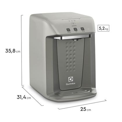 Imagem de Purificador Electrolux Eletrônico c/ Painel Digital Blue Touch Bivolt Cinza (PA26G)