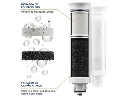 Imagem de Purificador Electrolux Eletrônico Compacto Experience Pure 4x Digital Azul (PE12A)