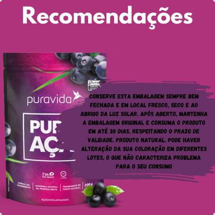 Imagem de Puro Açaí Liofilizado Em Pó 200g Pura Vida