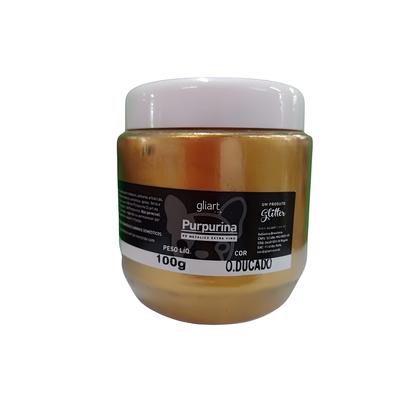 Imagem de Purpurina Metálica em Pó Ouro Ducado Gliart 100g
