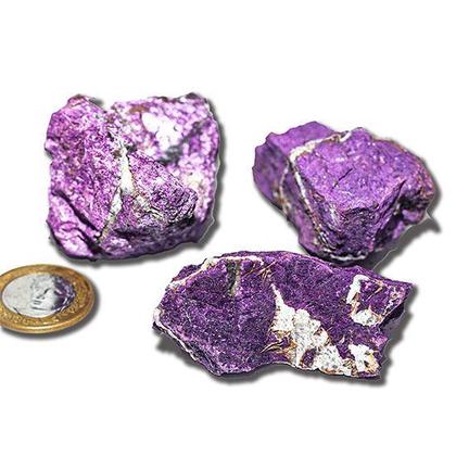 Imagem de Purpurita Bruta Natural 2 kg - Tamanho 200 a 500 grs
