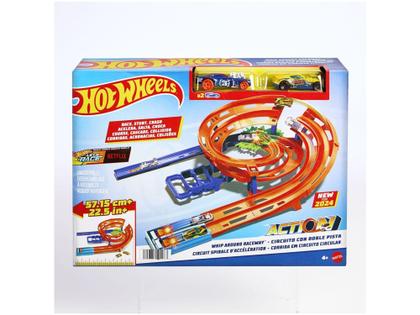 Imagem de Pusta Hot Wheels Action Circuito Giro Veloz - Mattel