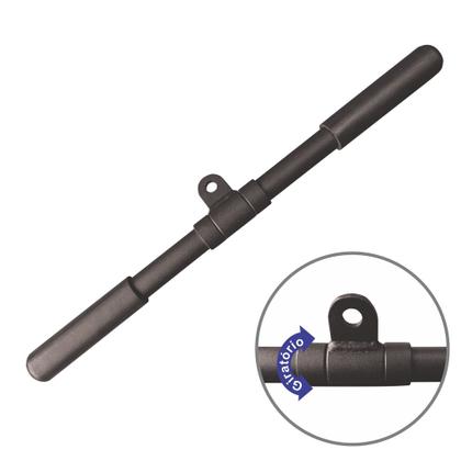Imagem de Puxador Barra Reta 50cm Crossover Triceps Pulley Giratória Reto Triceps Academia Profissional exercício funcional Funcional