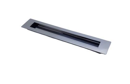 Imagem de Puxador Concha De Embutir Para Portas Em Inox Polido 52cm