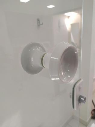 Imagem de Puxador Concha M Resina Branco