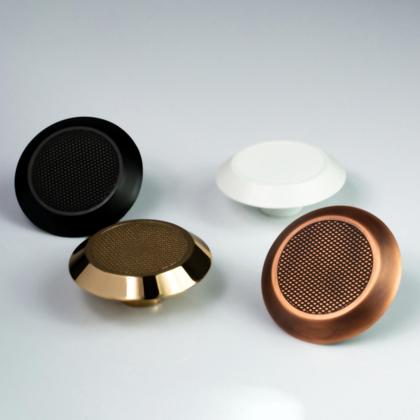 Imagem de Puxador de Moveis Disk Ponto P Preto Fosco Zen Design