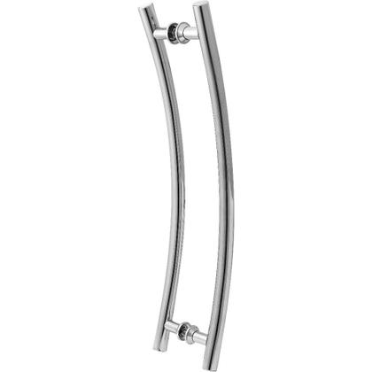 Imagem de Puxador De Porta Tubular Curvo Lateral 100cm