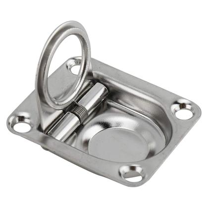 Imagem de Puxador de Tampa em Aço Inox 65 x 55 mm Para Barcos Lanchas