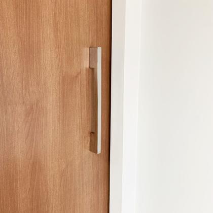 Imagem de Puxador Duplo Para Porta Pivotante Em Aço Inox Twin 40cm