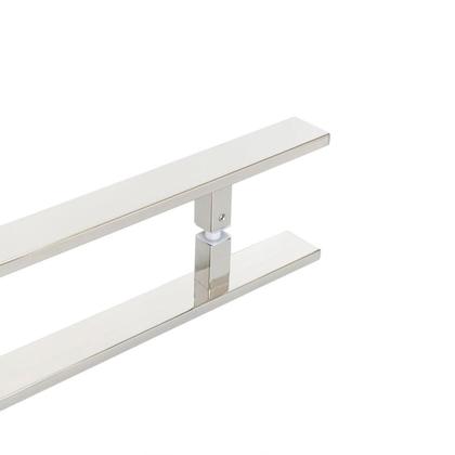 Imagem de Puxador Inox Porta Pivotante Madeira Vidro 80cm