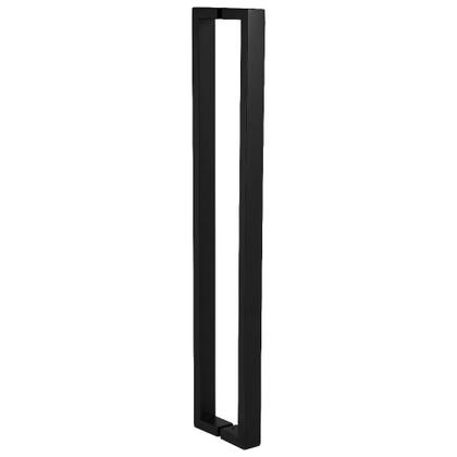 Imagem de Puxador Inox U Para Porta Pivotante Preto Fosco 70cm
