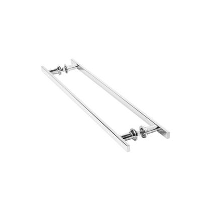 Imagem de Puxador Para Porta De Correr Vidro Madeira Inox 60cm MS FS