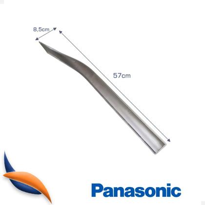 Puxador Porta Refrigerador Panasonic Nr-bt40 Prateado / AD-365384