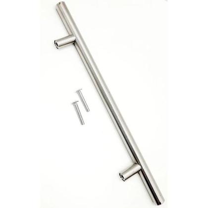 Imagem de Puxador Redondo Haste Inox Escovado 128mm 25 Peças Gavetas