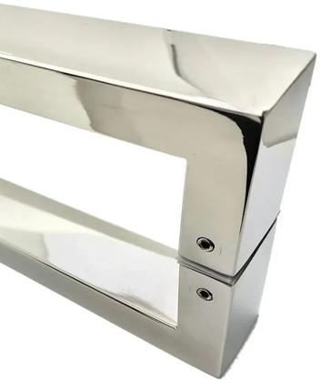 Imagem de Puxador retangular inox polido 40x20x600mm