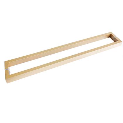 Imagem de Puxador Square Aço Inox 80 cm Dourado Champanhe