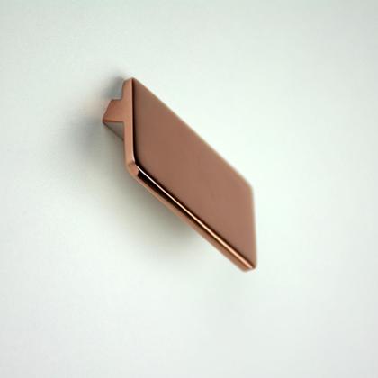 Imagem de Puxador Traso 32mm Rose Brilhante Zen Design