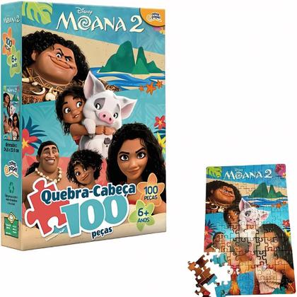 Imagem de Puzzle 100 Peças Moana 2 - Toyster