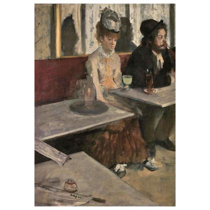 Imagem de Puzzle 1000 Peças Café - Degas - Clementoni 39974