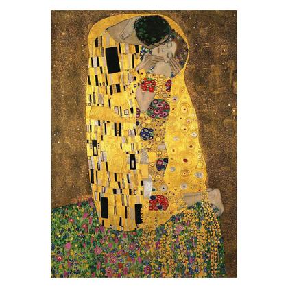Imagem de Puzzle 1000 Peças Klimt - O Beijo com Pôster - Clementoni 39790