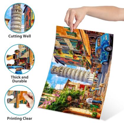 Imagem de Puzzle com 6 pacotes de 16 peças grandes para idosos com demência