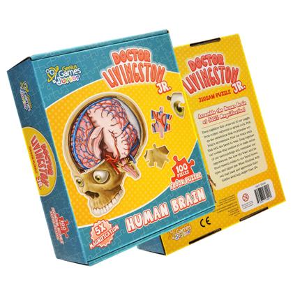 Imagem de Puzzle Genius Games Human Brain Doctor Livingston Jr 100 unidades