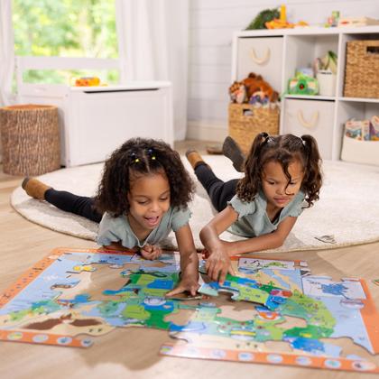 Imagem de Puzzle Melissa & Doug National Parks U.S.A. Mapa 45 peças