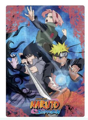 Imagem de Puzzle Play 100 Peças - Lente Mágica - Naruto Shippuden 1192 - Elka
