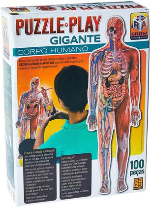 Imagem de Puzzle play gigante - corpo humano - grow
