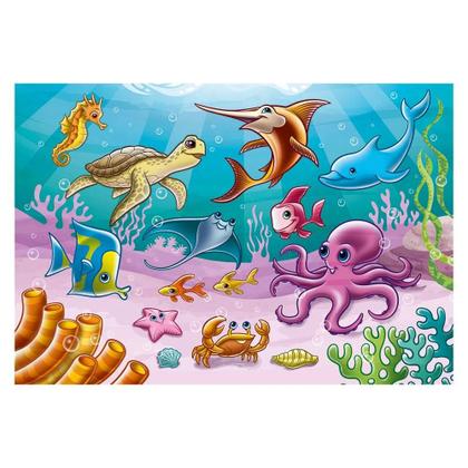 Imagem de Puzzle Progressivo Animais Céu, Terra e Mar Grow