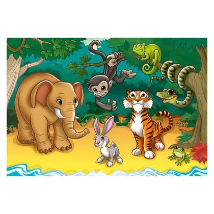 Imagem de Puzzle Progressivo Animais Céu, Terra e Mar Grow