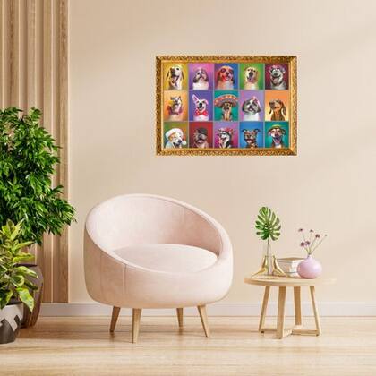 Imagem de Puzzle Quebra-cabeça 500 Peças Cães Estilosos 04592 - Grow