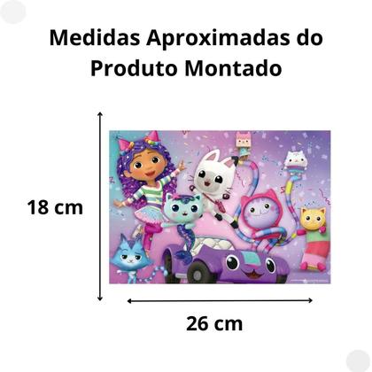 Imagem de Puzzle Quebra Cabeça 60 Peças Gabbys DollHouse 04372 - Grow