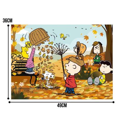 Imagem de Puzzle Quebra Cabeça Peanuts Snoopy C/ 500 Peças 04425 Grow